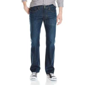 Pantalones de mezclilla para hombre Levis 559 de ajuste recto relajado azul oscuro nuevos auténticos - Imagen 1 de 2