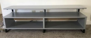 Modern Solid Gray TV Stand Ameriwood Home Whitby TV Stand for TVs up to 65” - Picture 1 of 2