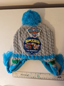 NEW Paw Patrol Unleashed Gray & Blue Beanie Hat One Size Watch Cap Knit - Picture 1 of 2