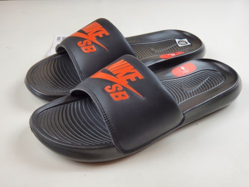 Nike uomo Victori One Slide SB rosse nere taglia 7 DR2018 002