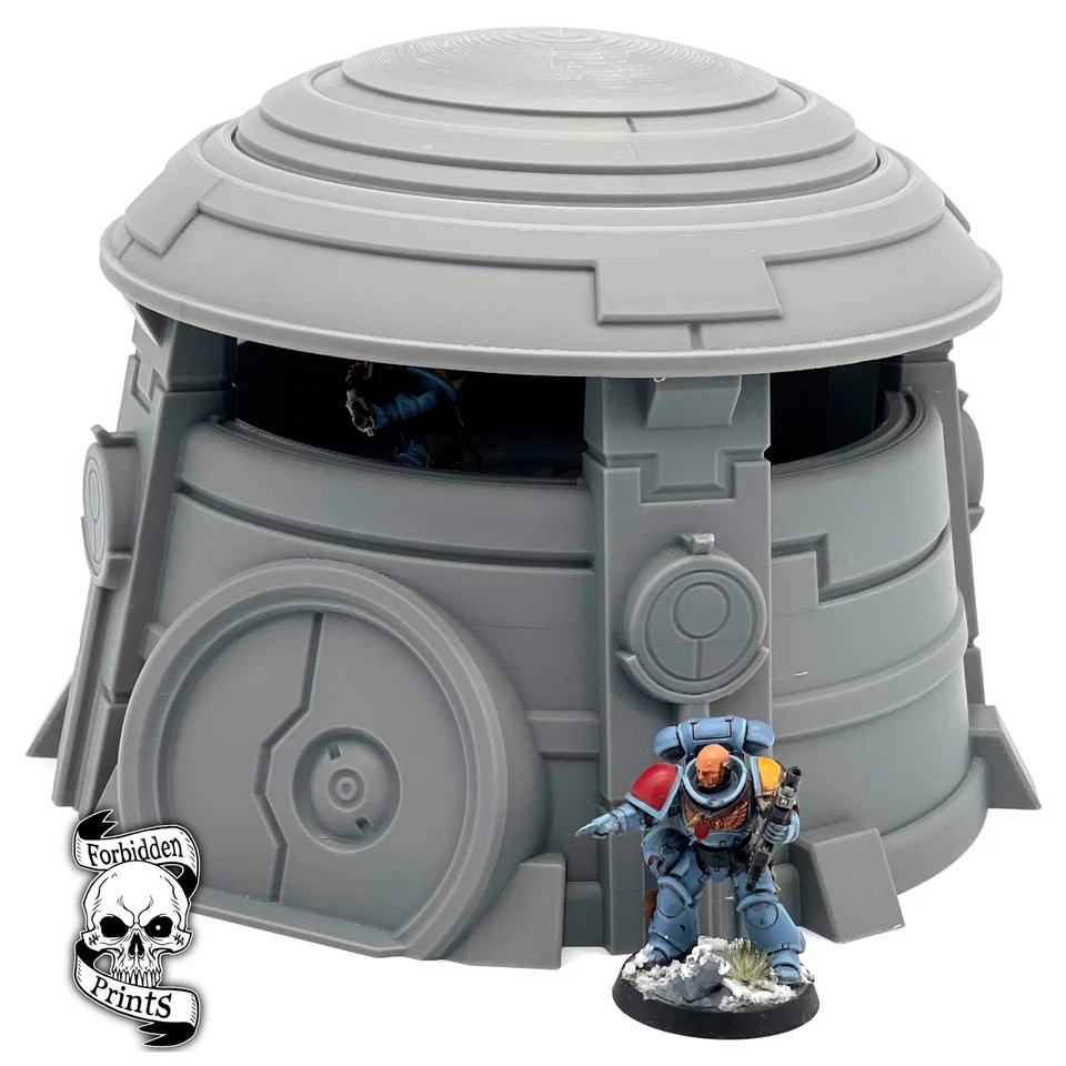 Ethereal Dominion Bunker Fort Shelter Building 28mm Tabletop Wargaming Terrain