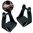 Secure and Reliable 2pcs Plastic Stirrup With Foam Pedal for Horse Riding