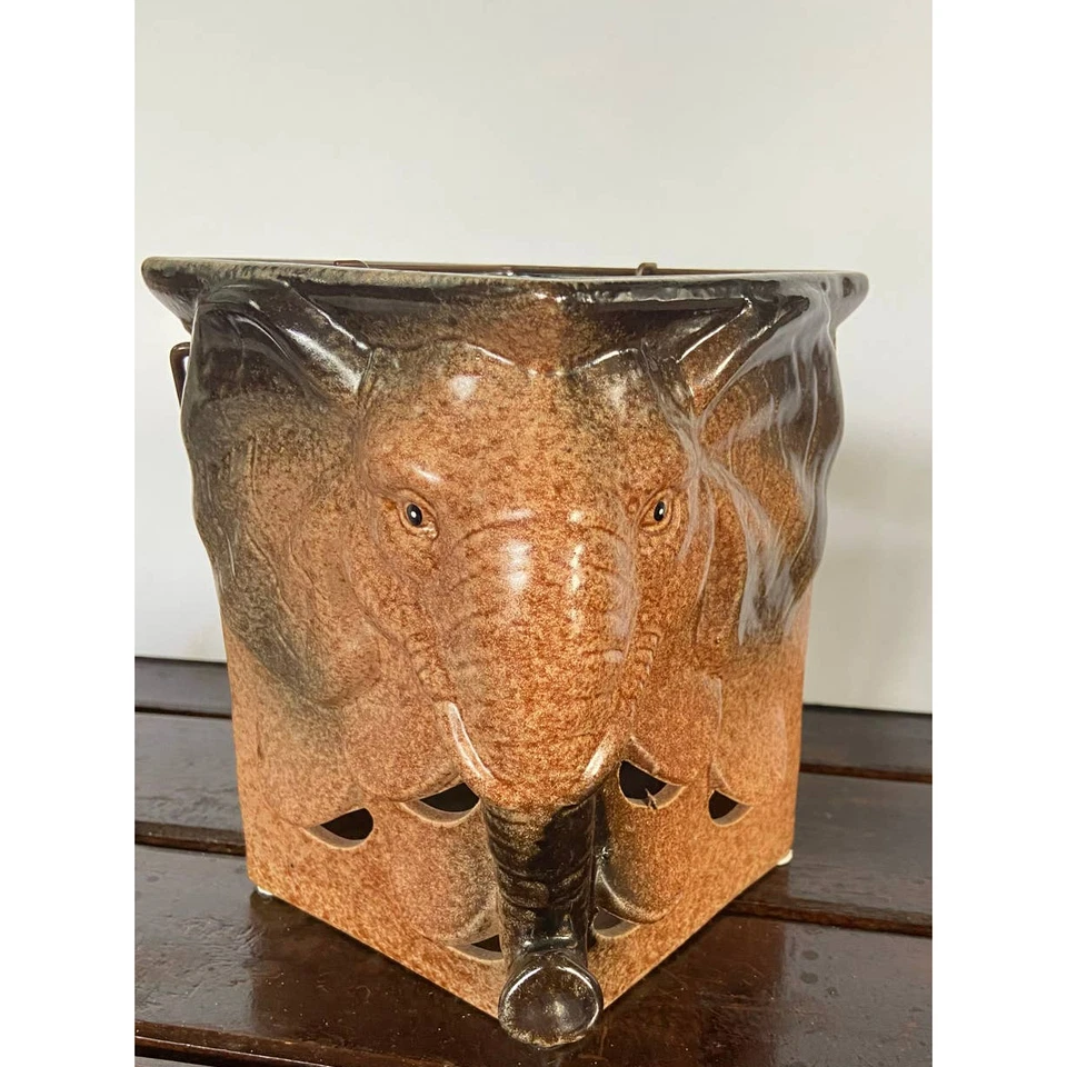 Elephant Candle Holder Lantern - Image 1 of 4