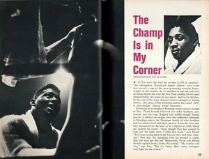 SUGAR RAY & FLOYD PATTERSON 1962 BOXING PICTORIAL * THE CHAMP IN MY CORNER - Picture 1 of 1
