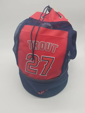 Mike Trout #27 Los Angeles Angels Yakult Cooler Backpack NEW Cover