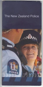 New Zealand Police Shoulder Patch on a Department History Card - Picture 1 of 5