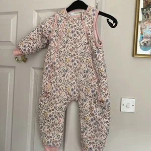 (44) JoJo Pink Sleeping Bag, 18-24 months, 2.5 Tog, removable arms, cuffed - Picture 1 of 9