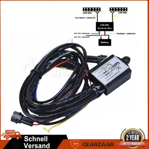 LED TFL Tagfahrlicht R87 Modul mit 50% Dimmung Steuergerät Mini mit Coming Home - Bild 1 von 10