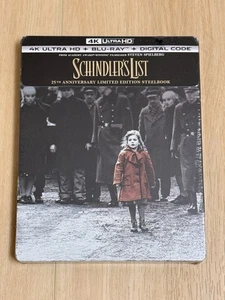 Schindler's List 4K Steelbook (New Sealed SOLD OUT OOP HTF Best Buy) - Imagen 1 de 9