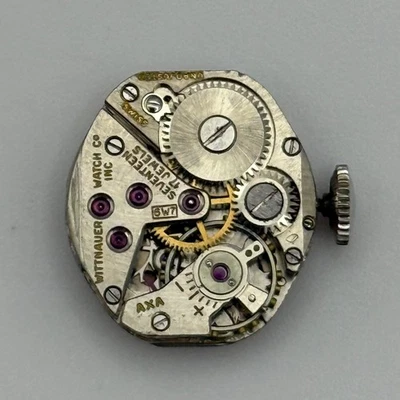 Wittnauer 6W7 Watch Movement Running Manual Wind Vintage Swiss Parts 15.2mm - Image 1 of 4