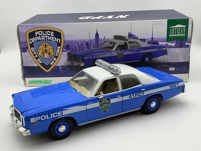 Dodge Monaco New York Police Department NYPD LIMITIERT Greenlight 1:18 NEU