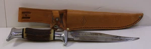 Vintage 1960s, Stag horn Bowie Hunting Knife J'Donnel Solingen Germany - Picture 1 of 11