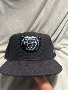 Mobile BayBears Navy Blue New Era 59Fifty Fitted Size 7 3/4 Hat Cap - Picture 1 of 4