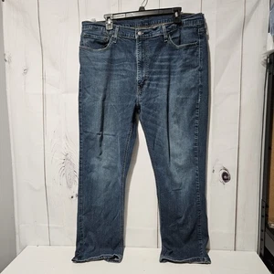 Pantalones de mezclilla azules de corte regular Levi Strauss & Co para hombre W40 L30 - Imagen 1 de 3