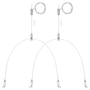 Light Suspend Cable Kit, 2m/6.6ft 1 Set Ceiling Hanging Wire Cable Kit - Picture 1 of 6