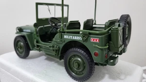 1:18 Willys Military Jeep Diecast Model Car - WWII Army Vehicle Collectible Gift - Picture 1 of 13