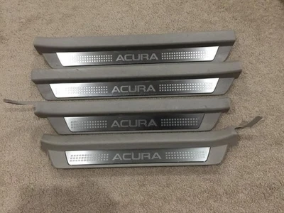 Juego de placas de desgaste de umbral de puerta de piso Acura RL KA9 1996-2004 bronceado exclusivo del modelo 04 Foto 1 de 4