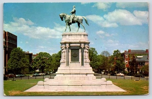 Lee Monument Richmond Virginia berühmte Orte Vintage Postkarte - Bild 1 von 2