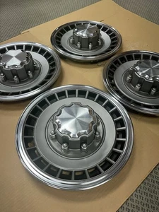 1980-1991 Ford F250 F350 OEM 16" Hubcaps Wheel Covers - Picture 1 of 24