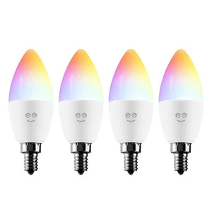 Prisma Plus E12 B11 Candle Wi-Fi Smart Bulb - 40W Color and Tunable White Sma... - Picture 1 of 8