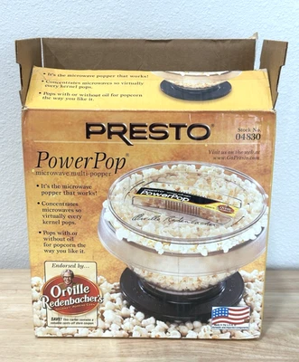 Multipopper Microondas Presto Power Pop Modelo 04830 Nuevo Caja Abierta Foto 1 de 4