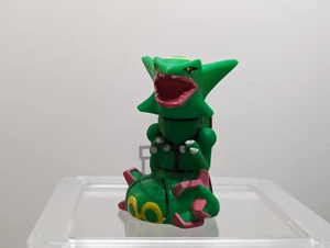 Pokemon 2004 Bandai Japanese Mini Figure Toy Finger Puppet Rayquaza - Like New - Bild 1 von 1