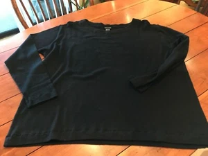 Hanro Women's Black Long Sleeved Lounge Top/Sweater XL - Picture 1 of 11