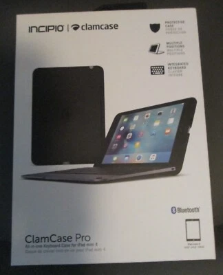New Incipio Clamcase Pro Keyboard Folio Case Bluetooth For iPad Mini 4 - Image 1 of 4