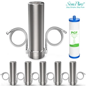 Sistema de filtro de agua potable SimPure V7 5 etapas debajo del fregadero 20,000 galones SU304 - Imagen 1 de 10