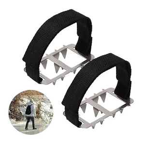 Winter Eis Schnee Anti Rutsch Spikes Griffe für Schuhe Stiefel Greifer Steigeisen Stollen - Bild 1 von 13