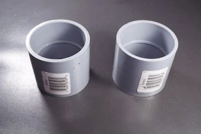 Lote de 2 E940J Carlon 2" PVC Conducto Acoplamiento Montaje Sch 40 Enchufe x Enchufe Nuevo de Lote Antiguo Foto 1 de 4