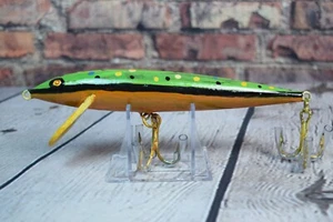 Volkskunst Angelköder auf Vintage Rapala von Jim Scheibner JCAS Lure Co - Bild 1 von 4