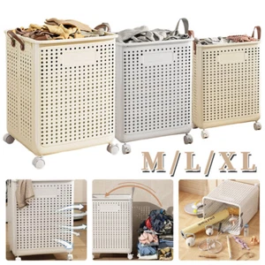 creamy white Mittelgröße Wäschekorb,Wäschesäcke Faltbar,Schmutziger Kleiderkorb - Bild 1 von 6