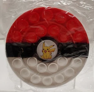 Pikachu Pokeball Push it Bubble Pop Fidget Sensory Toy ADHD Stress Relief New - Bild 1 von 2