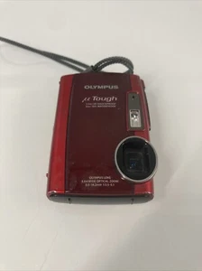 Olympus U Tough 3000 12MP Weatherproof Digital Camera Red - Broken - Picture 1 of 3