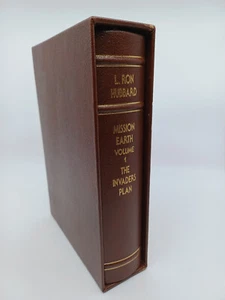 L. Ron Hubbard: Mission Earth: Vol 1: The Invaders Plan, Leather, Slipcase - Picture 1 of 7