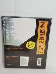 Z Grafix Paper Nature Forest Trees Design Letterhead Stationery 100 Sheets New - Picture 1 of 3