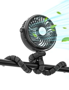 3 Speed USB Portable Rechargeable Mini Cooling Fan Touch-proof Safe and Stable - Picture 1 of 10