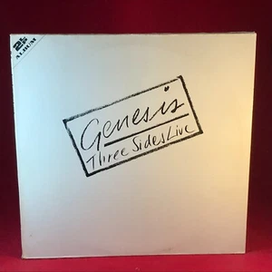 GENESIS Three Sides Live 1982 UK German double vinyl LP Phil Collins Abacab - Picture 1 of 7
