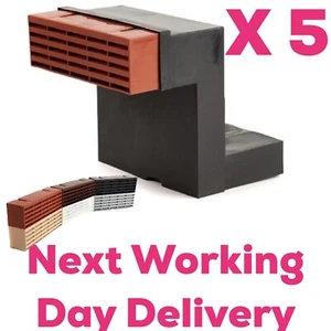 Telescopic Underfloor Wall Vents with Air-Brick PACK 5 - Picture 1 of 1