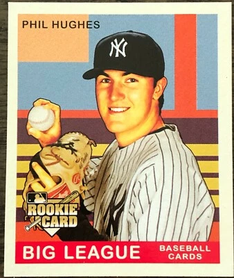 2007 Upper Deck Goudey Phil Hughes #147 RC Red Back Parallel - Image 1 of 2