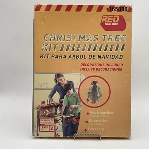 Wooden Christmas Tree Building Kit Learning Carpenter Skills For Kids 8+ Years - Picture 1 of 14