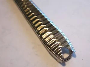 NOS VTG 1960s Ladies Speidel Twist-On Silver Tone C Hook End Band 5.25" Long 79R - Bild 1 von 6