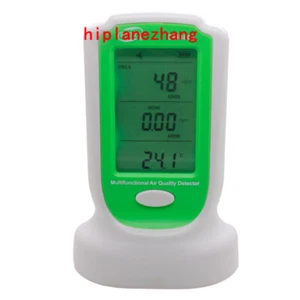 Partikelkonzentration PM2,5 PM10 Formaldehyd HCHO Temp. Luftfeuchtigkeit 5in1 Detektor - Bild 1 von 5