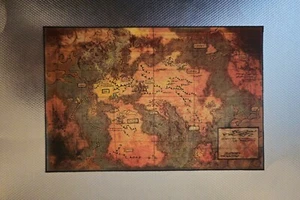 Monster Hunter Mapa del Nuevo Mundo Mini Mapa de Tela Personalizado - Imagen 1 de 3