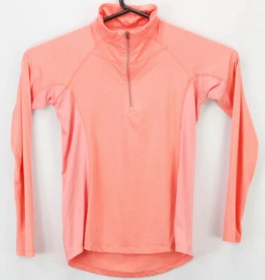 Columbia Mujer Ligero 1/4 Cremallera Talla Pequeña Petite Naranja Usado en Excelente Condición Foto 1 de 4