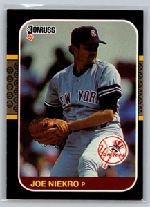 1987 Donruss Joe Niekro #217 - Picture 1 of 2