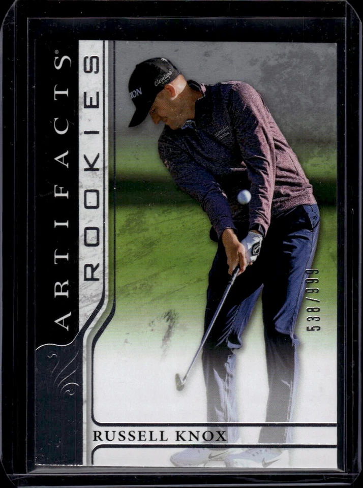 2021 Upper Deck Artifacts Rookies #63 Russell Knox #/999 - Image 1 of 2