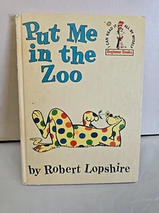 1960 Put Me in the Zoo Robert Lopshire Dr Seuss Beginner Book Vintage Hardcover  - Picture 1 of 10