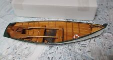 Wood ROW BOAT Skif Dory CANOE model rowboat skiff nautical decoration ship 14.5"